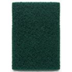 ACS S096 Scrubble General Purpose Medium Abrasive Green Scouring Pad 6" x 9" - 10/Pack
