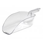 Cambro SCP64CW135 Camwear Polycarbonate Flat Bottom Scoop 64 oz. - Clear
