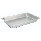 Winco SPF2 Standard-Weight 25 ga. Stainless Steel Steam Table Food Pan 2-1/2" Deep - Full Size - 12/Case