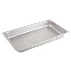 Winco SPFP2 Standard-Weight 25 ga. Stainless Steel Perforated Steam Table Food Pan 2-1/2" Deep - Full Size