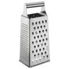 Winco SQG-1 Stainless Steel 4-Sided Tapered Box Grater with Handle 4 x 3 x 9" - 12/Case