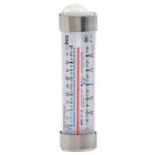 Winco TMT-RF4 Tube Refrigerator / Freezer Thermometer with 3-1/2" x 1-1/8" Face and Suction Cup - (-20 to 80 Degrees F)