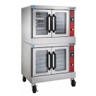 Vulcan VC66EC Double-Deck Full Size Deep Depth Electric Convection Oven with Computer Controls - 208-240v/480v