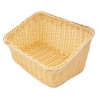 GET WB-1510-N Designer Polyweave Bread & Bun Cascading Basket 9-1/4" x 13" x 4" & 7"H - Natural