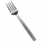 American Metalcraft WVAF 13" Cold Meat Fork with 18/0 Stainless Grade, Wavy Aged Pattern