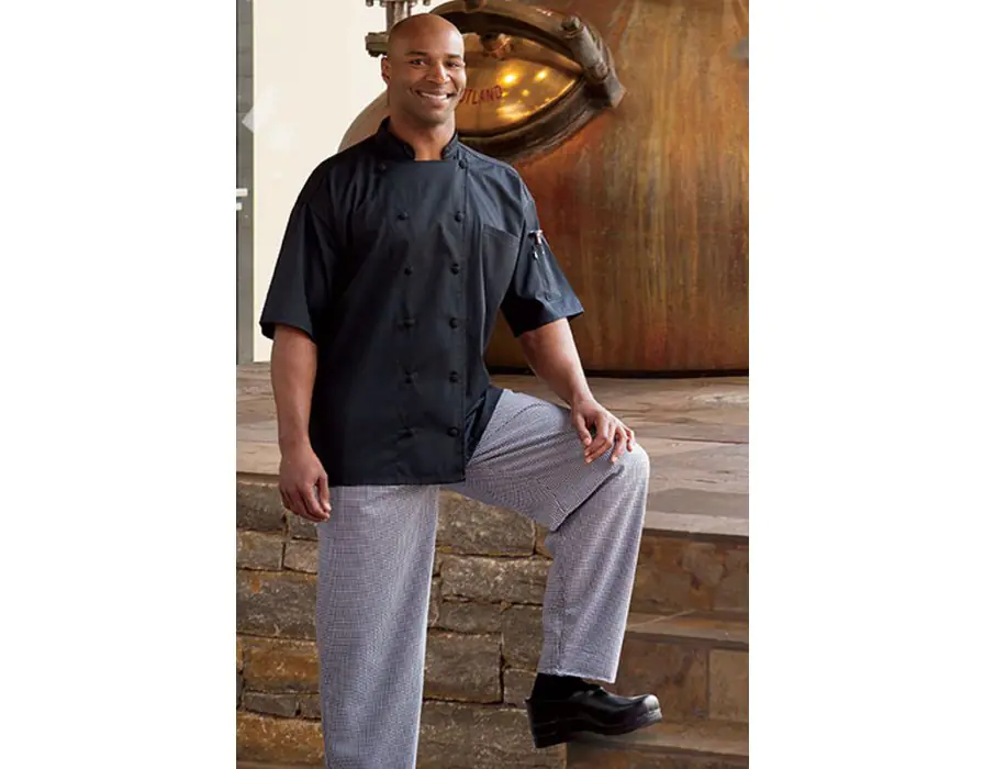 Uncommon Threads 4010 4006 Traditional Chef Pants Houndstooth 2XL