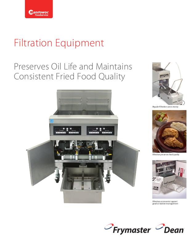 Frymaster PF50S 50 lb. Portable Fryer Oil Filter with Standard Gravity  Drain - 120V, 1/3 hp